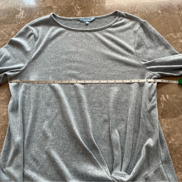 Penmans pale blue 3/4 sleeve top with knot tie in front size XL - Picture 6 of 10